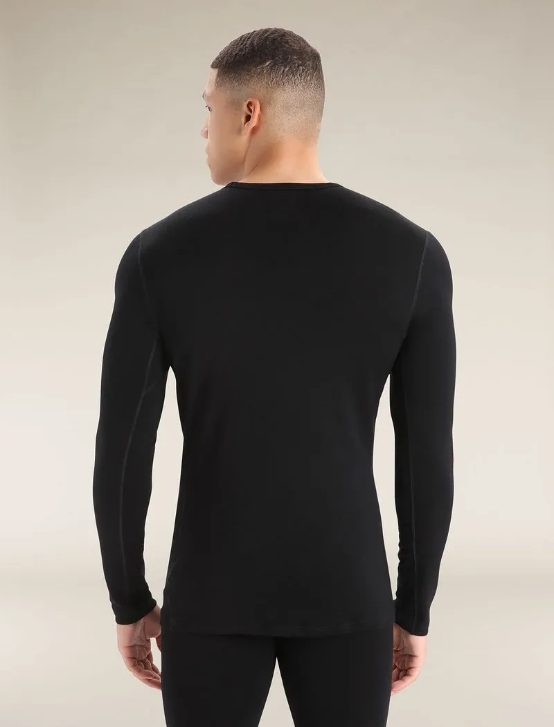 Icebreaker Merino 260 Tech Long Sleeve Crew Thermal Top - Man - Black - Size S sold by Icebreaker product image thumbnail 2