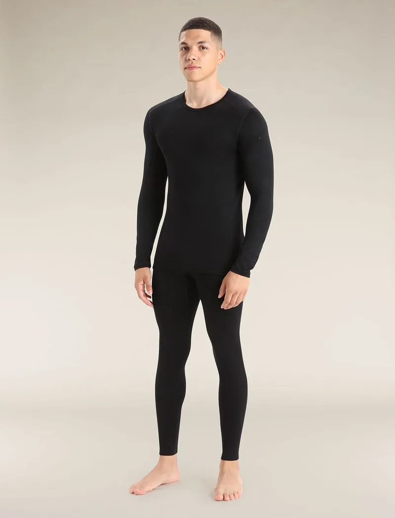 Icebreaker Merino 260 Tech Long Sleeve Crew Thermal Top - Man - Black - Size S sold by Icebreaker product image thumbnail 3