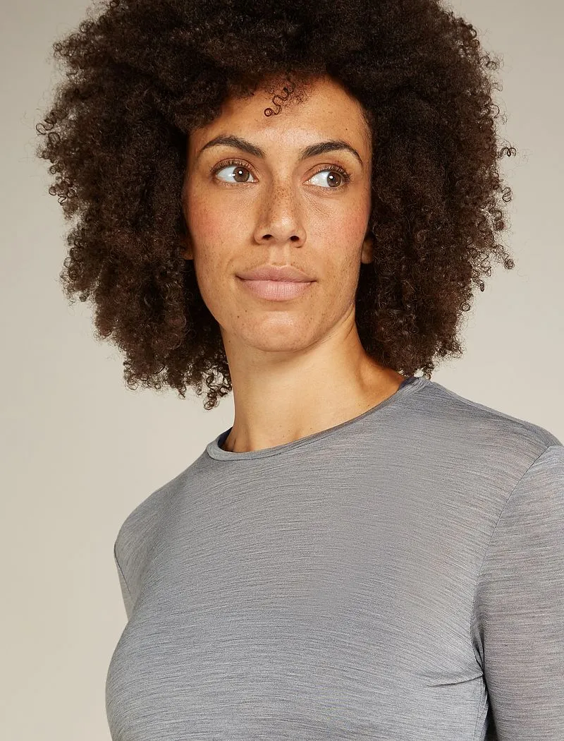 Icebreaker Merino Blend 125 Cool-Lite™ Sphere Long Sleeve T-Shirt - Woman - Metro Heather - Size XXXL sold by Icebreaker product image thumbnail 5