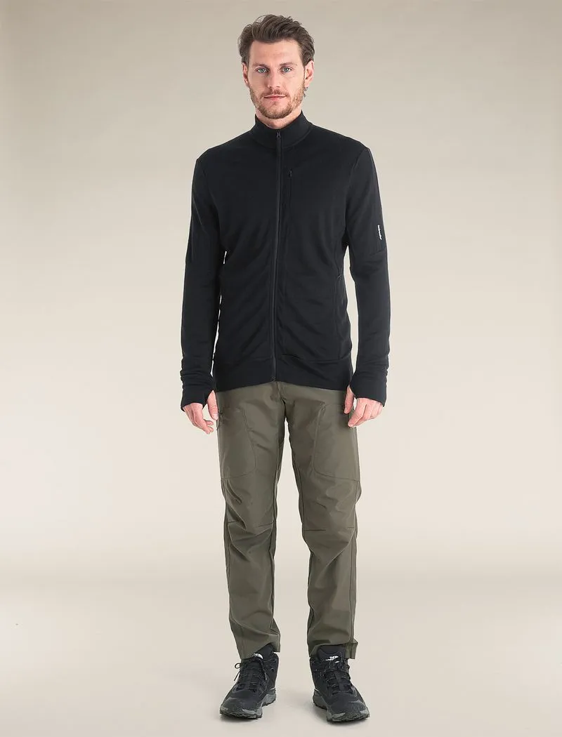 Icebreaker Merino 260 Quantum Long Sleeve Zip Jacket - Man - Black - Size M sold by Icebreaker product image thumbnail 3