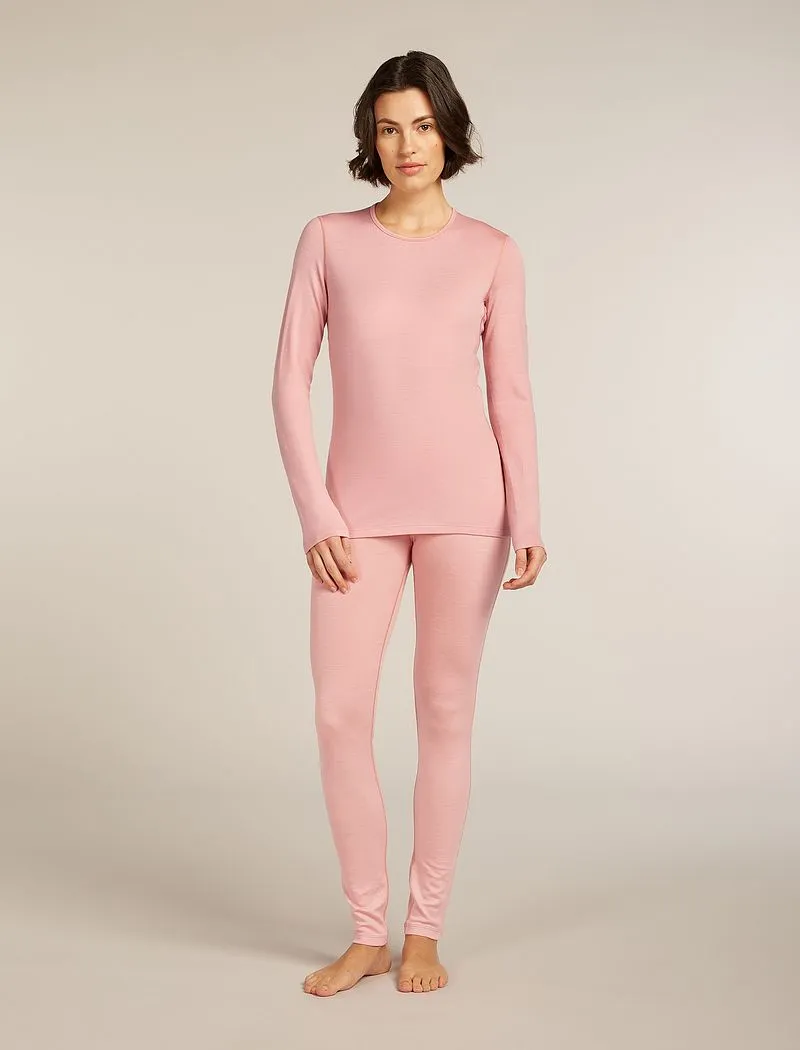 Icebreaker Merino 260 Tech Long Sleeve Crew Thermal Top - Woman - Blush - Size XXL sold by Icebreaker product image thumbnail 3