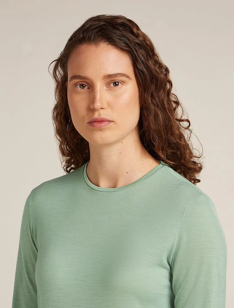 Icebreaker Merino Blend 125 Cool-Lite™ Sphere Long Sleeve T-Shirt - Woman - Seaglass - Size S sold by Icebreaker product image thumbnail 5