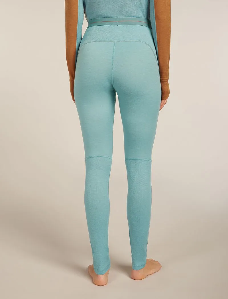 Icebreaker Merino 200 ZoneKnit™ Thermal Leggings - Woman - Hydro - Size L sold by Icebreaker product image thumbnail 2