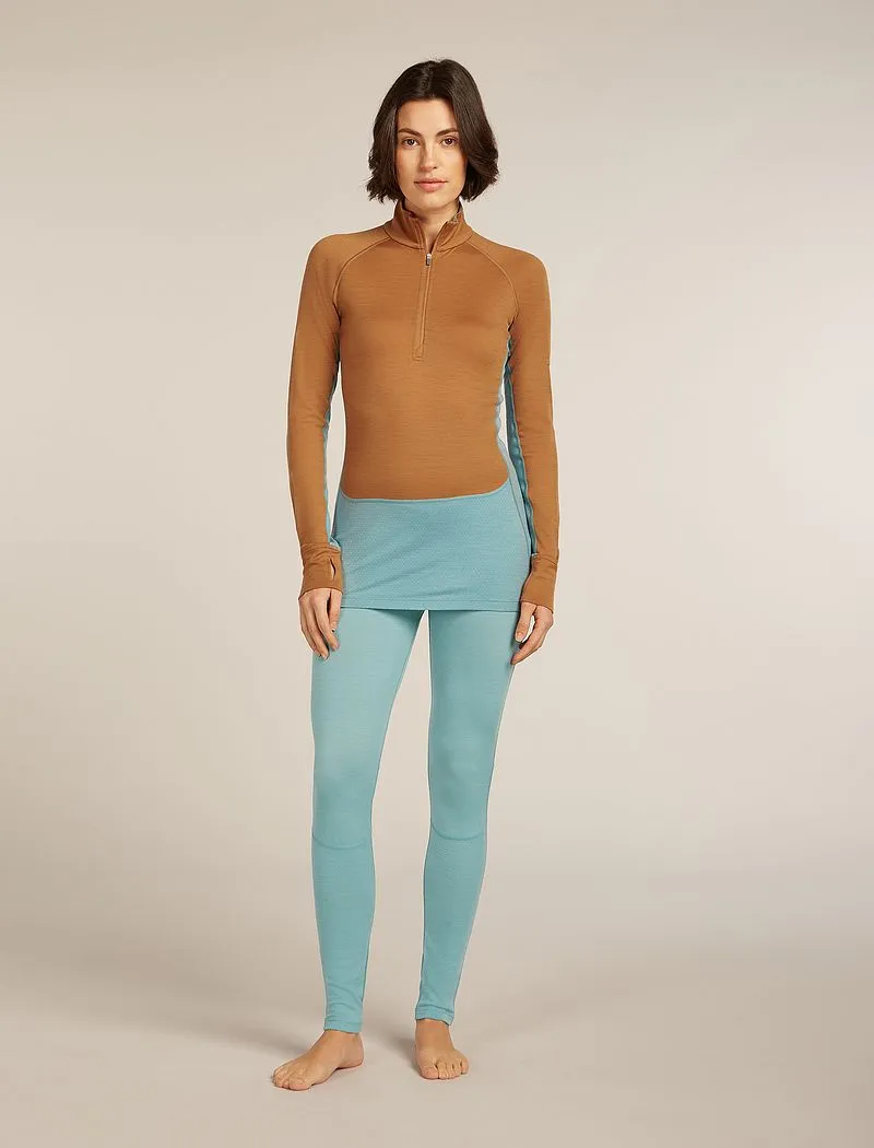 Icebreaker Merino 200 ZoneKnit™ Thermal Leggings - Woman - Hydro - Size L sold by Icebreaker product image thumbnail 3