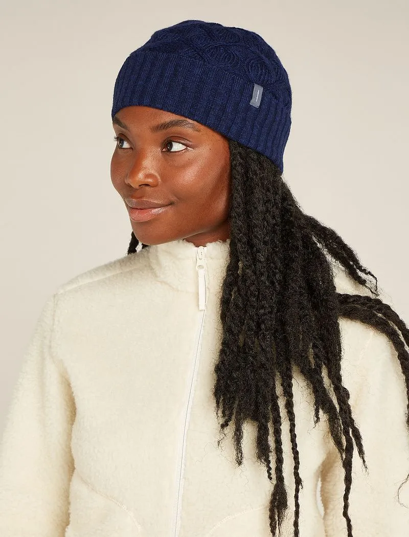 Icebreaker Merino Cable Knit Beanie - Man - Midnight Navy/royal Navy sold by Icebreaker product image thumbnail 2