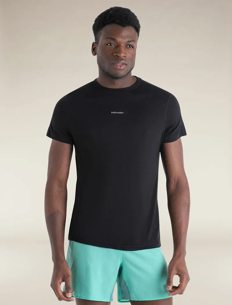 Icebreaker Merino Blend 125 Cool-Lite™ Speed Short Sleeve T-Shirt - Man - Black - Size M sold by Icebreaker
