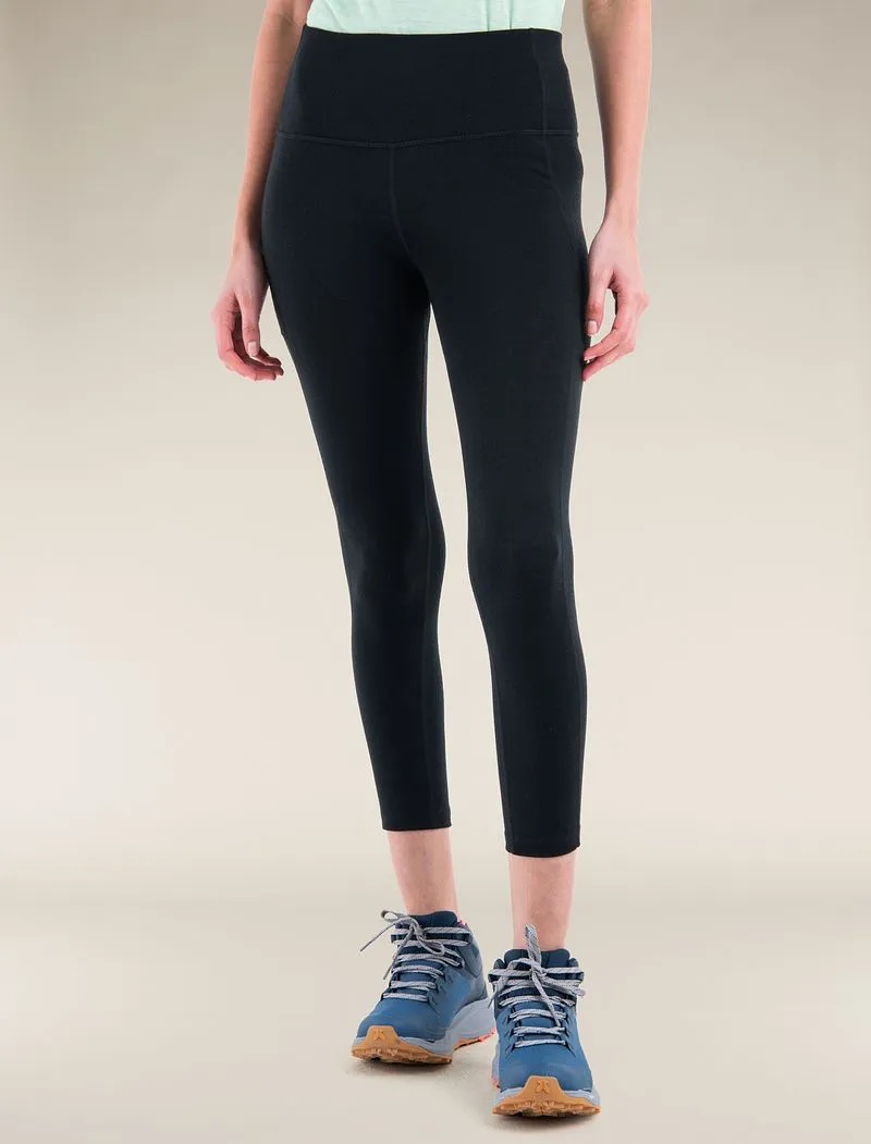 Icebreaker Merino 260 Fastray 25" High Rise Tights - Woman - Black - Size L sold by Icebreaker