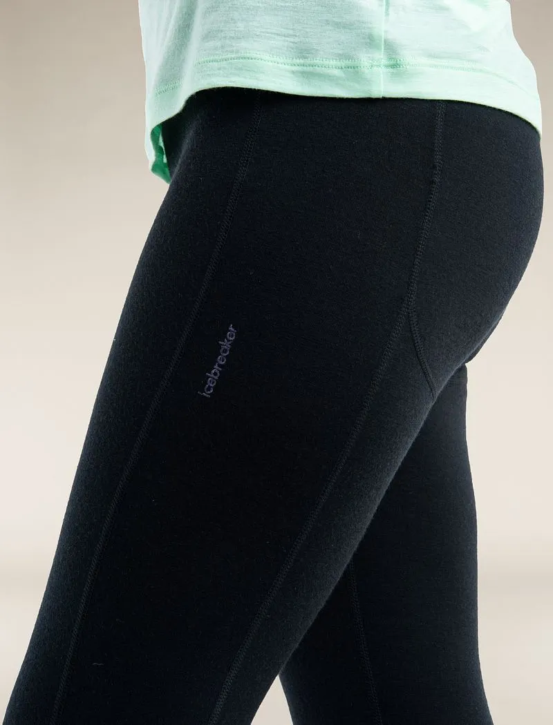 Icebreaker Merino 260 Fastray 25" High Rise Tights - Woman - Black - Size L sold by Icebreaker product image thumbnail 4