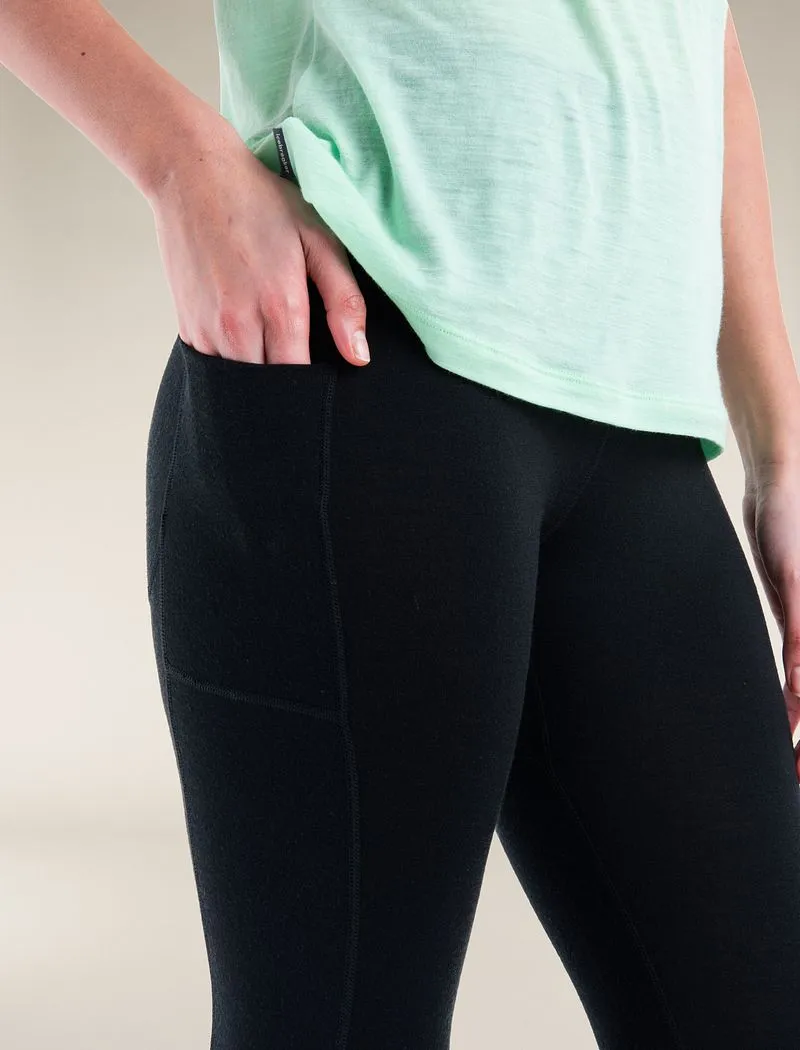 Icebreaker Merino 260 Fastray 25" High Rise Tights - Woman - Black - Size L sold by Icebreaker product image thumbnail 5