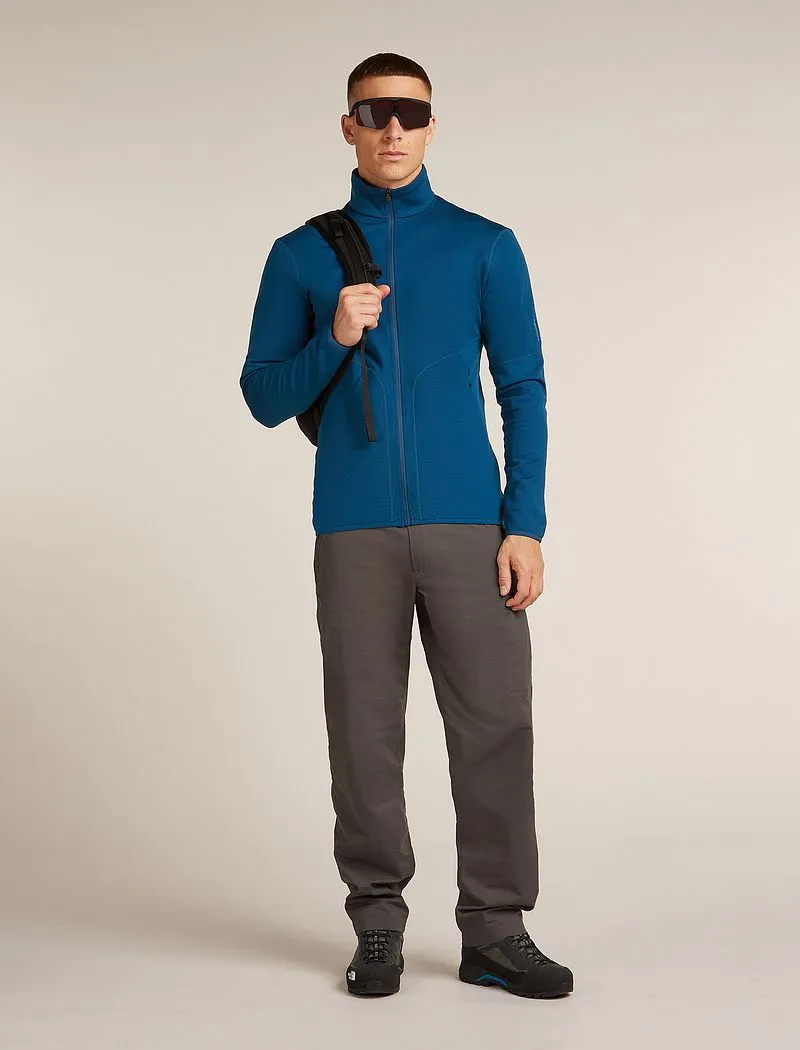 Icebreaker Merino 560 Realfleece™ Elemental Long Sleeve Zip Jacket - Man - Atlantis - Size XXL sold by Icebreaker product image thumbnail 4