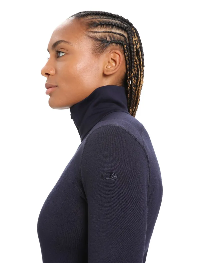 Icebreaker Merino 260 Tech Long Sleeve Half Zip Thermal Top - Woman - Midnight Navy - Size XS sold by Icebreaker product image thumbnail 5