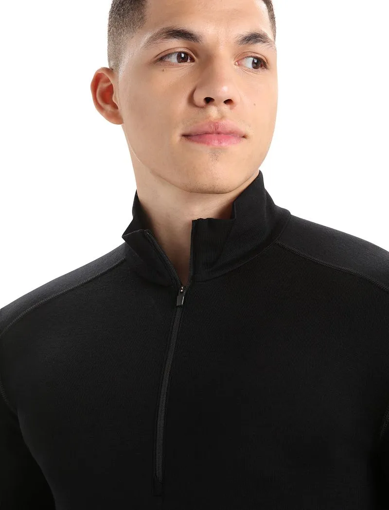 Icebreaker Merino 260 Tech Long Sleeve Half Zip Thermal Top - Man - Black - Size S sold by Icebreaker product image thumbnail 4