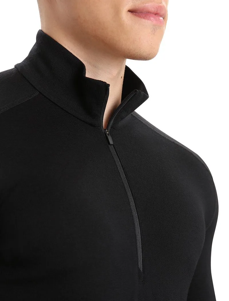 Icebreaker Merino 260 Tech Long Sleeve Half Zip Thermal Top - Man - Black - Size S sold by Icebreaker product image thumbnail 5