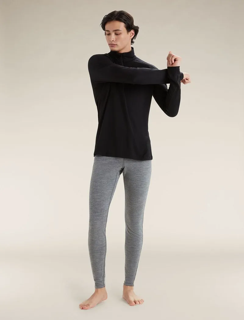 Icebreaker Merino 200 Oasis Long Sleeve Half Zip Thermal Top - Man - Black - Size S sold by Icebreaker product image thumbnail 3