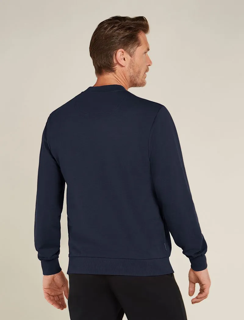Icebreaker Central Long Sleeve Sweatshirt - Man - Midnight Navy - Size L sold by Icebreaker product image thumbnail 2