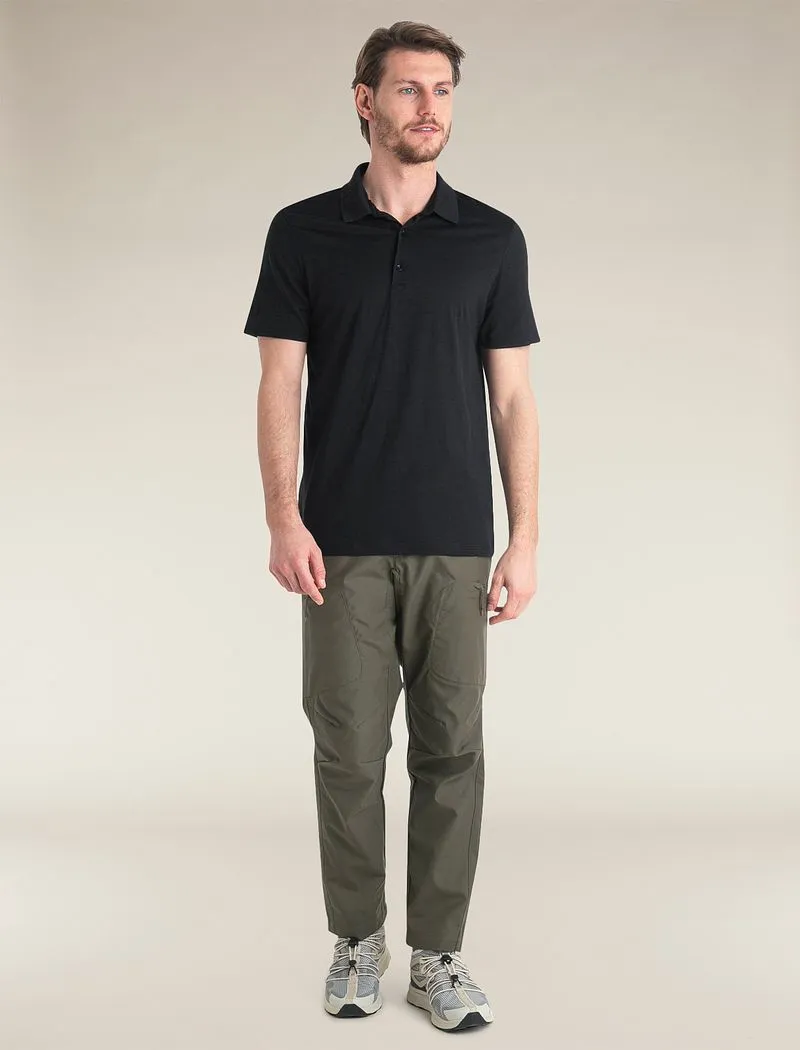 Icebreaker Merino 150 Tech Lite Short Sleeve Polo - Man - Black - Size M sold by Icebreaker product image thumbnail 3