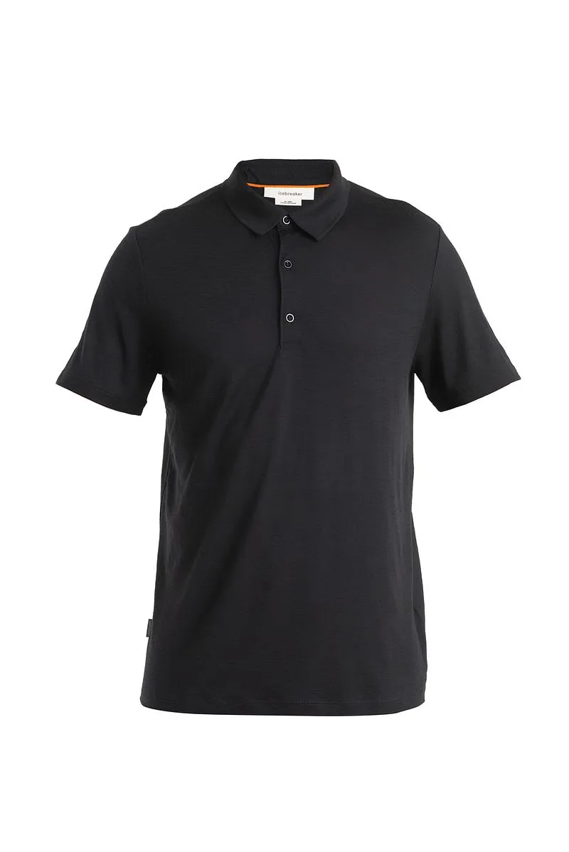 Icebreaker Merino 150 Tech Lite Short Sleeve Polo - Man - Black - Size M sold by Icebreaker product image thumbnail 5
