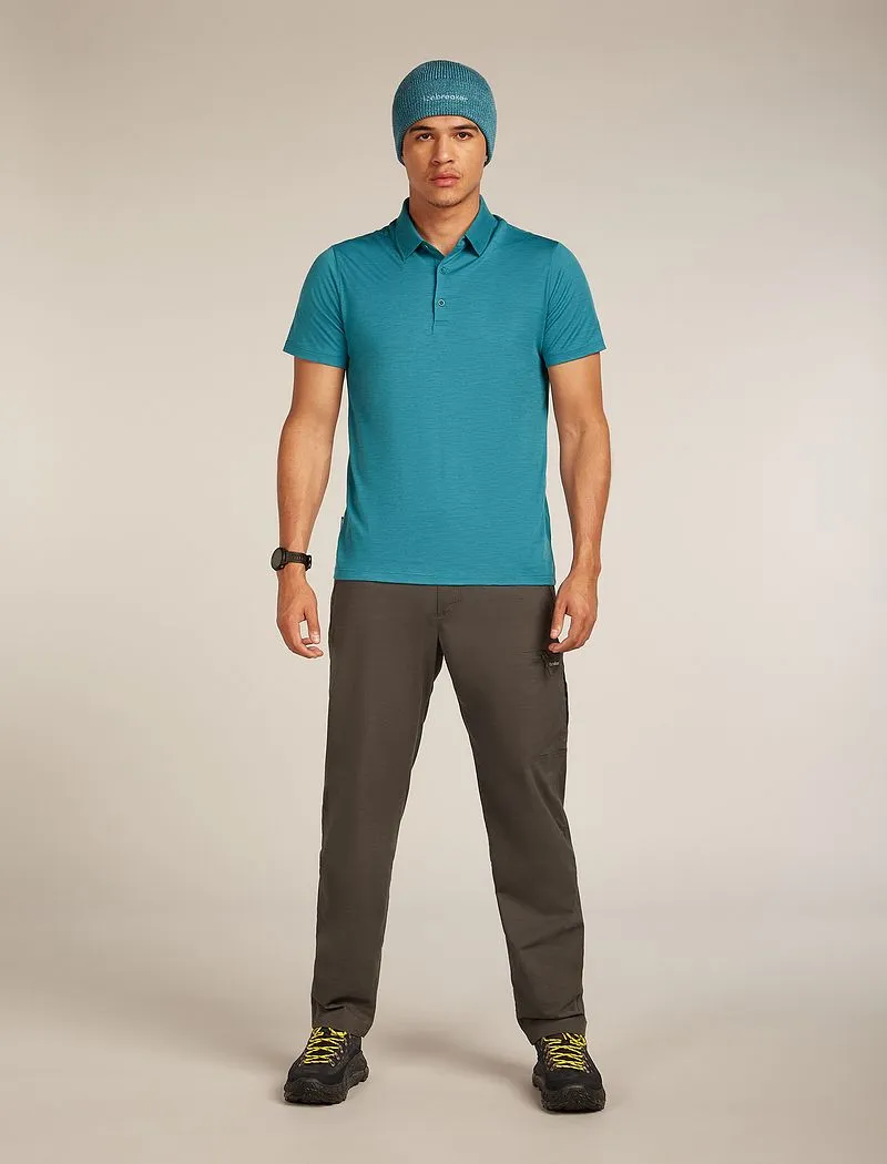 Icebreaker Merino 150 Tech Lite Short Sleeve Polo - Man - Topaz - Size S sold by Icebreaker product image thumbnail 4