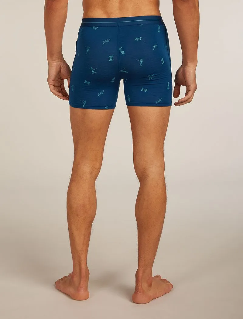 Icebreaker Merino 150 Anatomica Boxers Ski Day - Man - Atlantis/topaz - Size XL sold by Icebreaker product image thumbnail 2