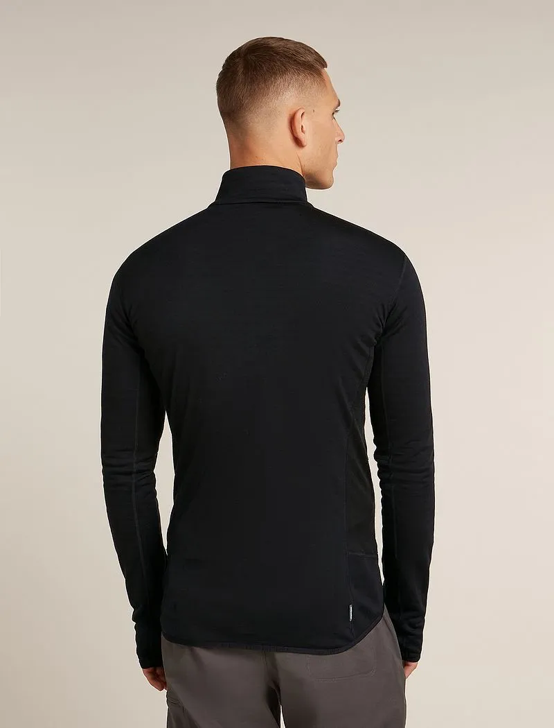Icebreaker Merino Blend 300 RealFleece™ Descender Long Sleeve Zip Jacket - Man - Black - Size S sold by Icebreaker product image thumbnail 2