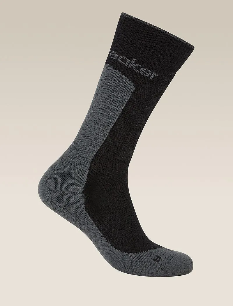 Icebreaker Merino Hike+ Medium Crew Socks - Man - Black/obsidian - Size S sold by Icebreaker product image thumbnail 2