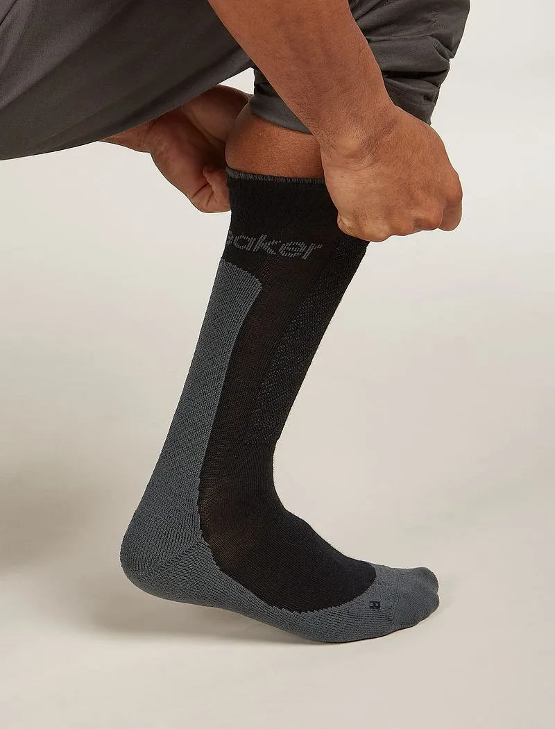 Icebreaker Merino Hike+ Medium Crew Socks - Man - Black/obsidian - Size S sold by Icebreaker product image thumbnail 3