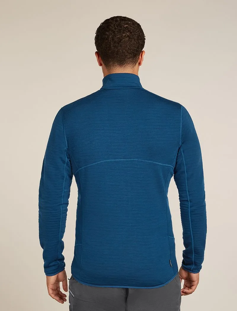 Icebreaker Merino 400 RealFleece™ Descender Long Sleeve Zip Jacket - Man - Atlantis - Size M sold by Icebreaker product image thumbnail 2