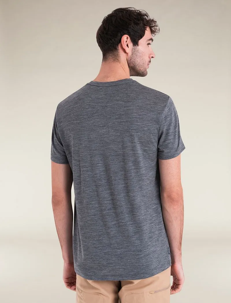 Icebreaker Merino 150 Tech Lite Short Sleeve T-Shirt - Man - Gritstone Heather - Size XXXL sold by Icebreaker product image thumbnail 2