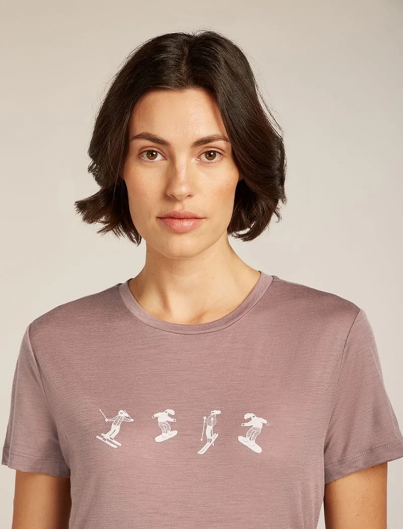 Icebreaker Merino 150 Tech Lite Short Sleeve T-Shirt Snow Day - Woman - Summit - Size XL sold by Icebreaker product image thumbnail 5
