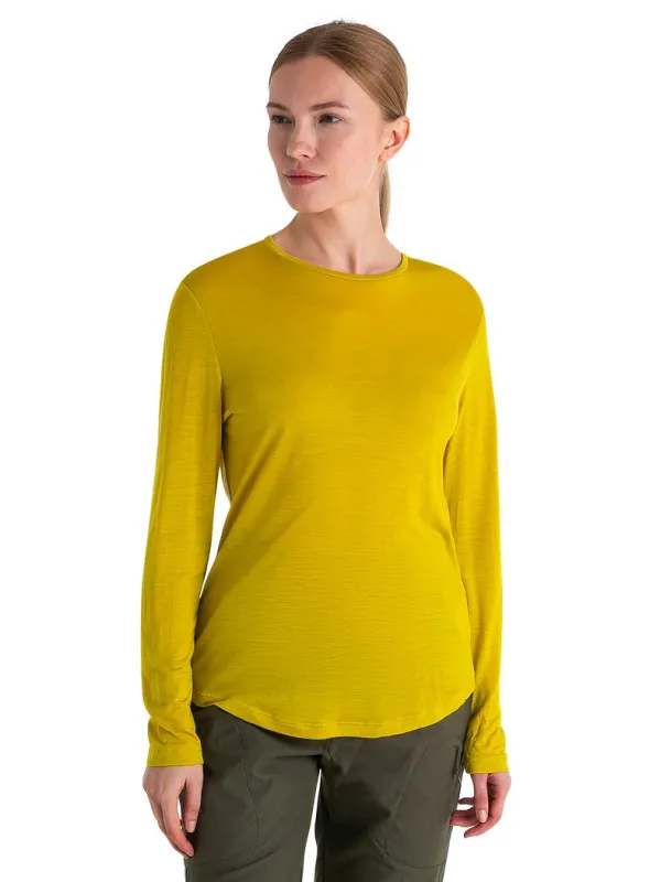 Icebreaker Merino Blend 125 Cool-Lite™ Sphere Long Sleeve T-Shirt - Woman - Lux - Size S sold by Icebreaker