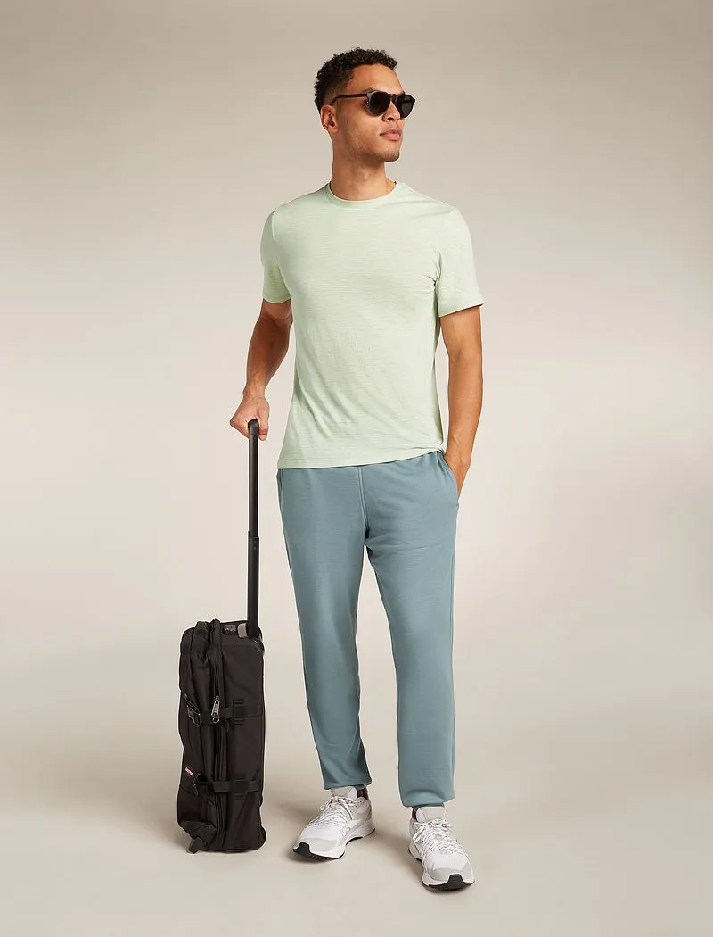 Icebreaker Merino Linen T-Shirt Stripe - Man - Ashen/mint - Size L sold by Icebreaker product image thumbnail 4