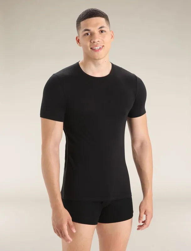 Icebreaker Merino 150 Anatomica Short Sleeve Crew Top - Man - Black - Size XL sold by Icebreaker