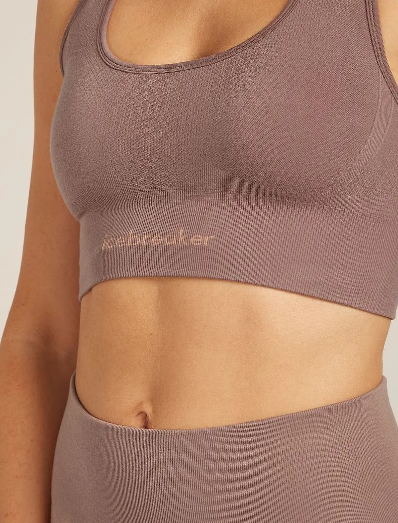 Icebreaker Merino Blend 260 ZoneKnit™ Seamless Bra - Woman - Summit - Size XL sold by Icebreaker product image thumbnail 5