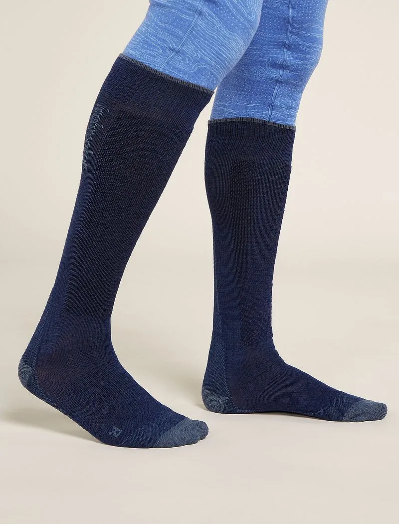 Icebreaker Merino Ski+ Light Over The Calf Socks - Man - Royal Navy/dawn - Size M sold by Icebreaker product image thumbnail 3