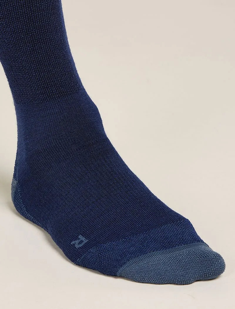 Icebreaker Merino Ski+ Light Over The Calf Socks - Man - Royal Navy/dawn - Size M sold by Icebreaker product image thumbnail 4