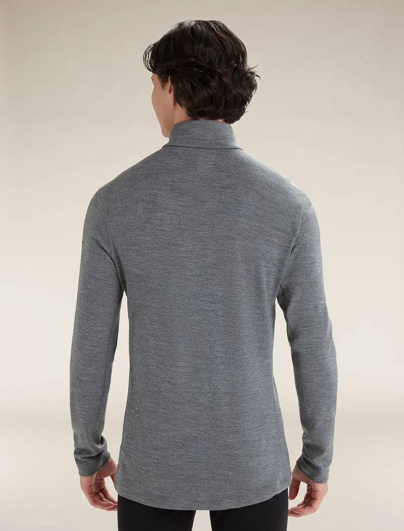 Icebreaker Merino 260 Tech Long Sleeve Half Zip Thermal Top - Man - Gritstone Heather - Size L sold by Icebreaker product image thumbnail 2