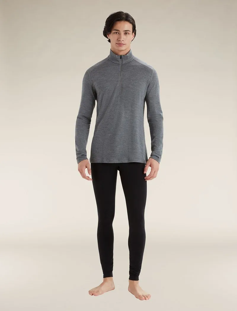 Icebreaker Merino 260 Tech Long Sleeve Half Zip Thermal Top - Man - Gritstone Heather - Size L sold by Icebreaker product image thumbnail 3