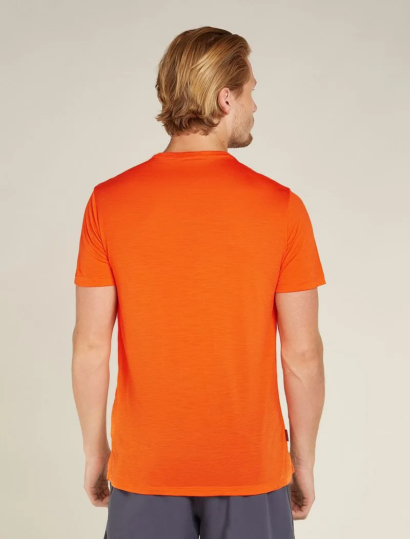Icebreaker Merino Blend 125 Cool-Lite™ Sphere Short Sleeve T-Shirt - Man - Blaze - Size XL sold by Icebreaker product image thumbnail 2