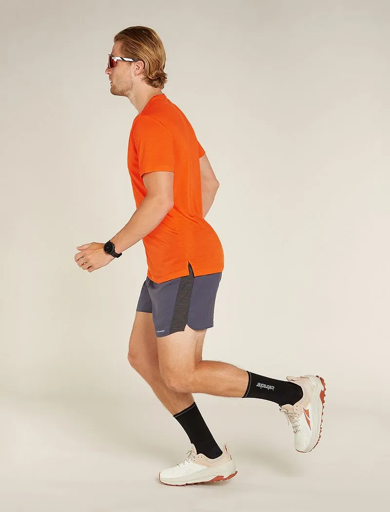 Icebreaker Merino Blend 125 Cool-Lite™ Sphere Short Sleeve T-Shirt - Man - Blaze - Size XL sold by Icebreaker product image thumbnail 4