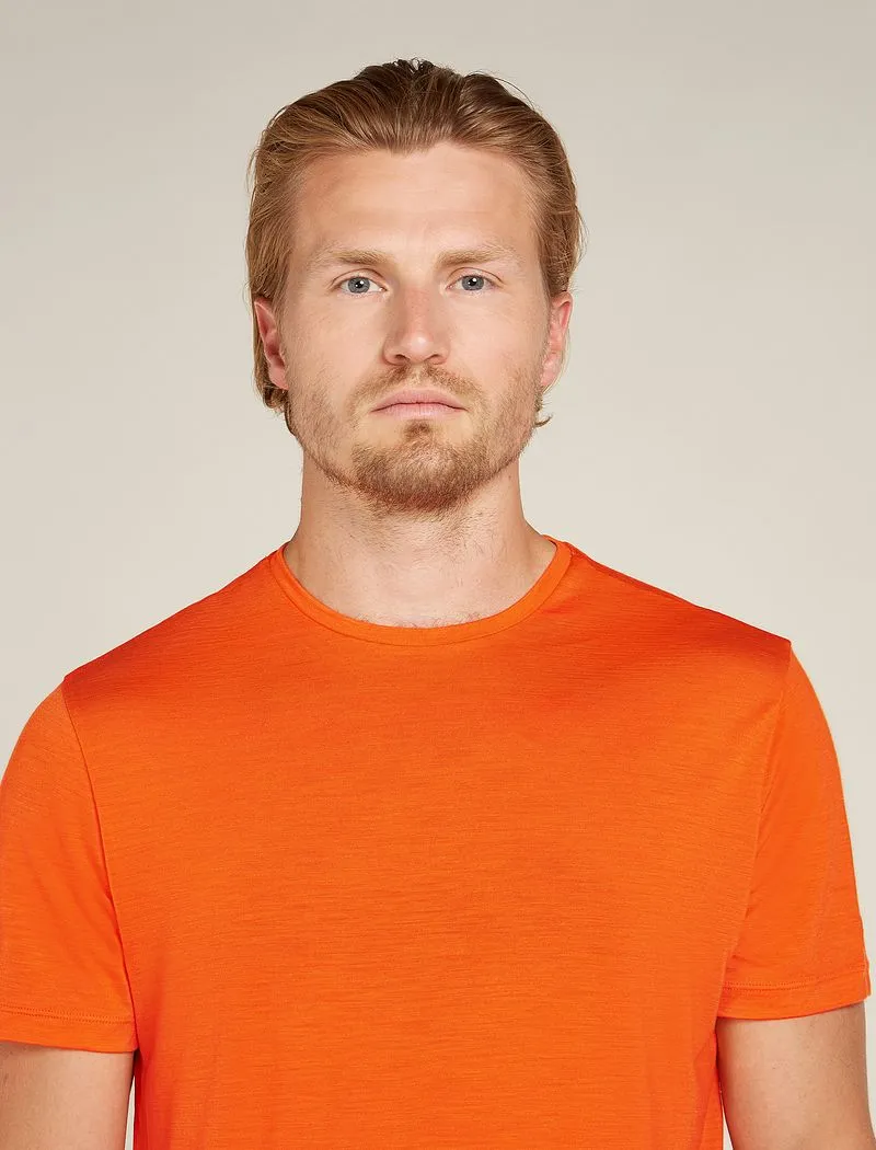 Icebreaker Merino Blend 125 Cool-Lite™ Sphere Short Sleeve T-Shirt - Man - Blaze - Size XL sold by Icebreaker product image thumbnail 5