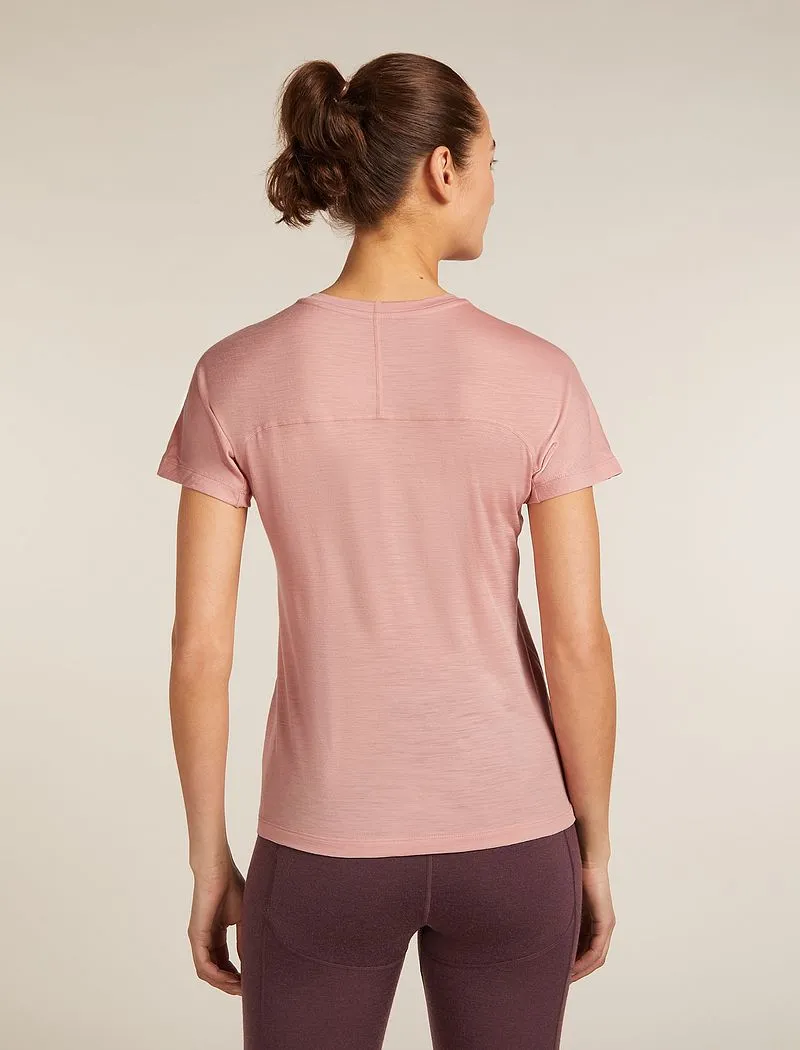 Icebreaker 150 MerinoFine™ Ace Short Sleeve T-Shirt - Woman - Blush - Size S sold by Icebreaker product image thumbnail 2