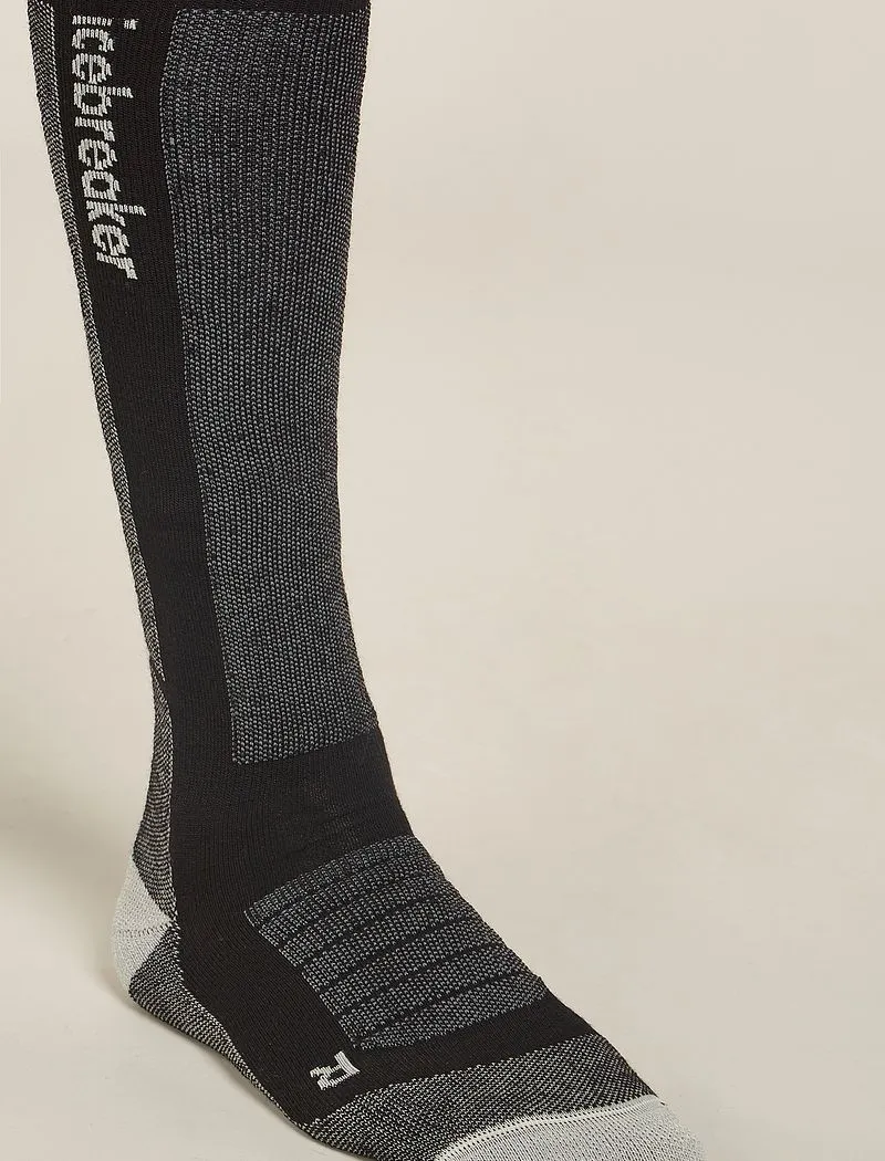 Icebreaker Merino Ski+ Medium Over The Calf Socks - Man - Black/ether - Size M sold by Icebreaker