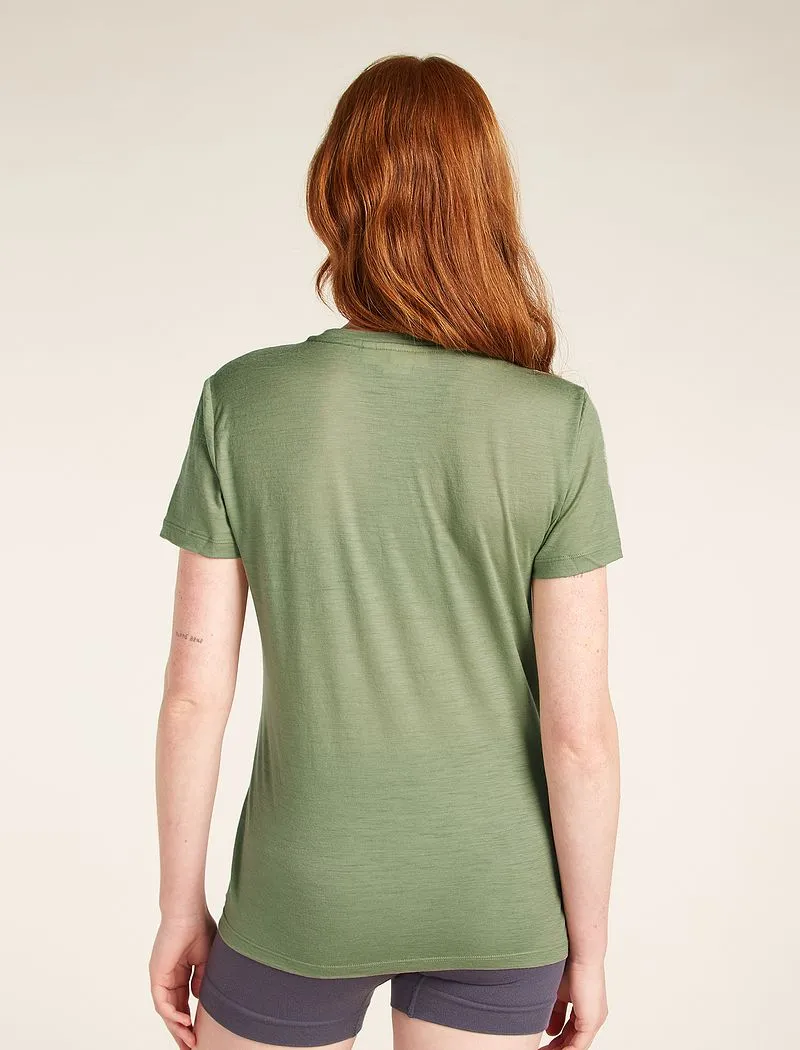 Icebreaker Merino 150 Tech Lite Short Sleeve T-Shirt Single Line Camp - Woman - Lichen - Size L sold by Icebreaker product image thumbnail 2