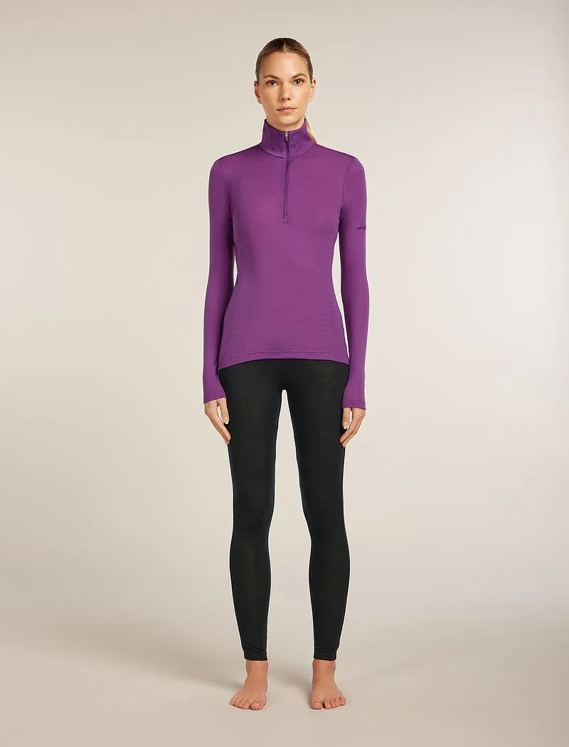 Icebreaker Merino 175 Everyday Long Sleeve Half Zip Thermal Top - Woman - Passion - Size XL sold by Icebreaker product image thumbnail 3