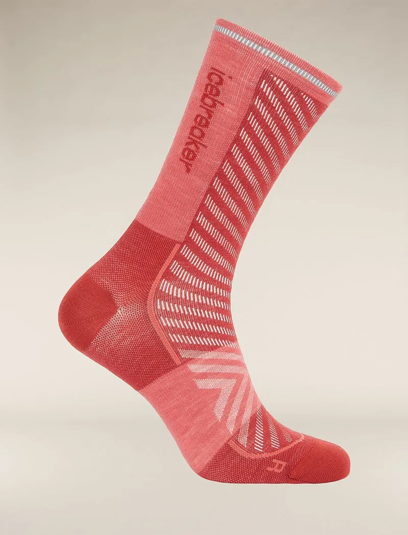 Icebreaker Merino Blend Run+ Ultralight Crew Socks - Man - Jasper/plume - Size L sold by Icebreaker product image thumbnail 2