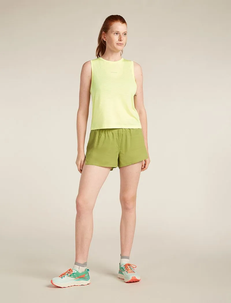 Icebreaker Merino Blend 125 Cool-Lite™ Speed Tank - Woman - Citrine - Size M sold by Icebreaker product image thumbnail 3