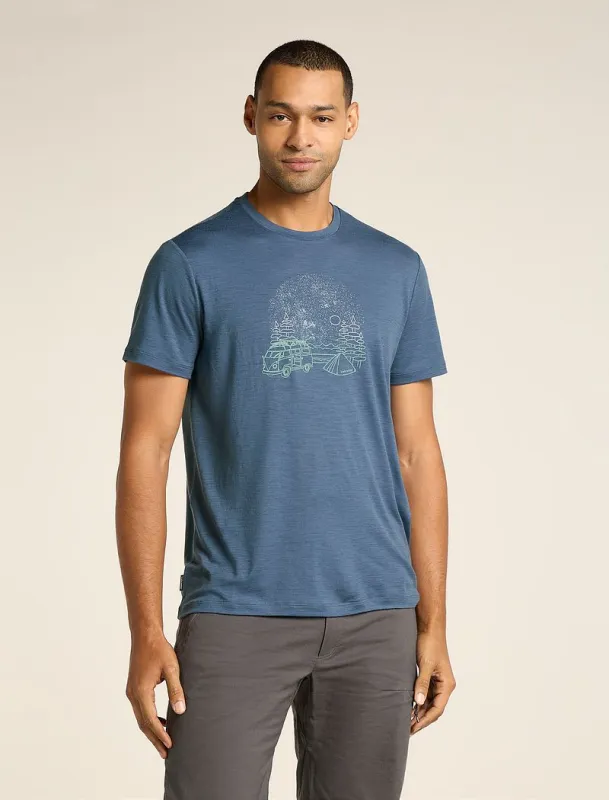 Icebreaker Merino 150 Tech Lite Short Sleeve T-Shirt Van Camp - Man - Dawn - Size XXL made by Icebreaker