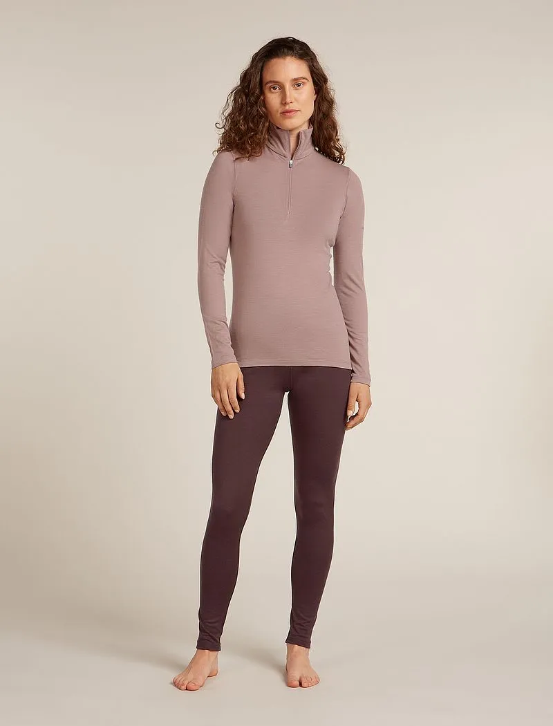 Icebreaker Merino 200 Oasis Long Sleeve Half Zip Thermal Top - Woman - Summit - Size XXL sold by Icebreaker product image thumbnail 3