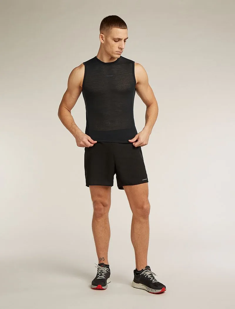 Icebreaker Merino Blend 75 Cool-Lite™ Featherlight™ Tank - Man - Black - Size XL sold by Icebreaker product image thumbnail 3