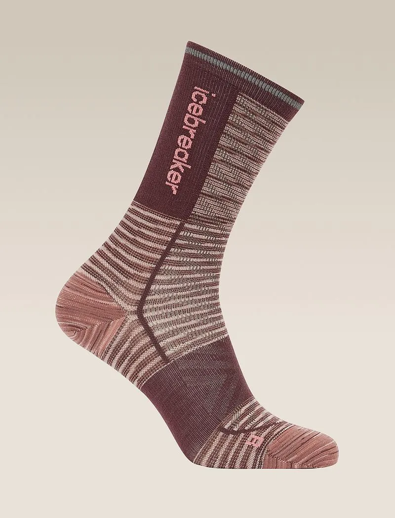 Icebreaker Merino Blend Run+ Ultralight Crew Socks Fusion Dye - Woman - Summit Fd/java - Size L sold by Icebreaker product image thumbnail 2